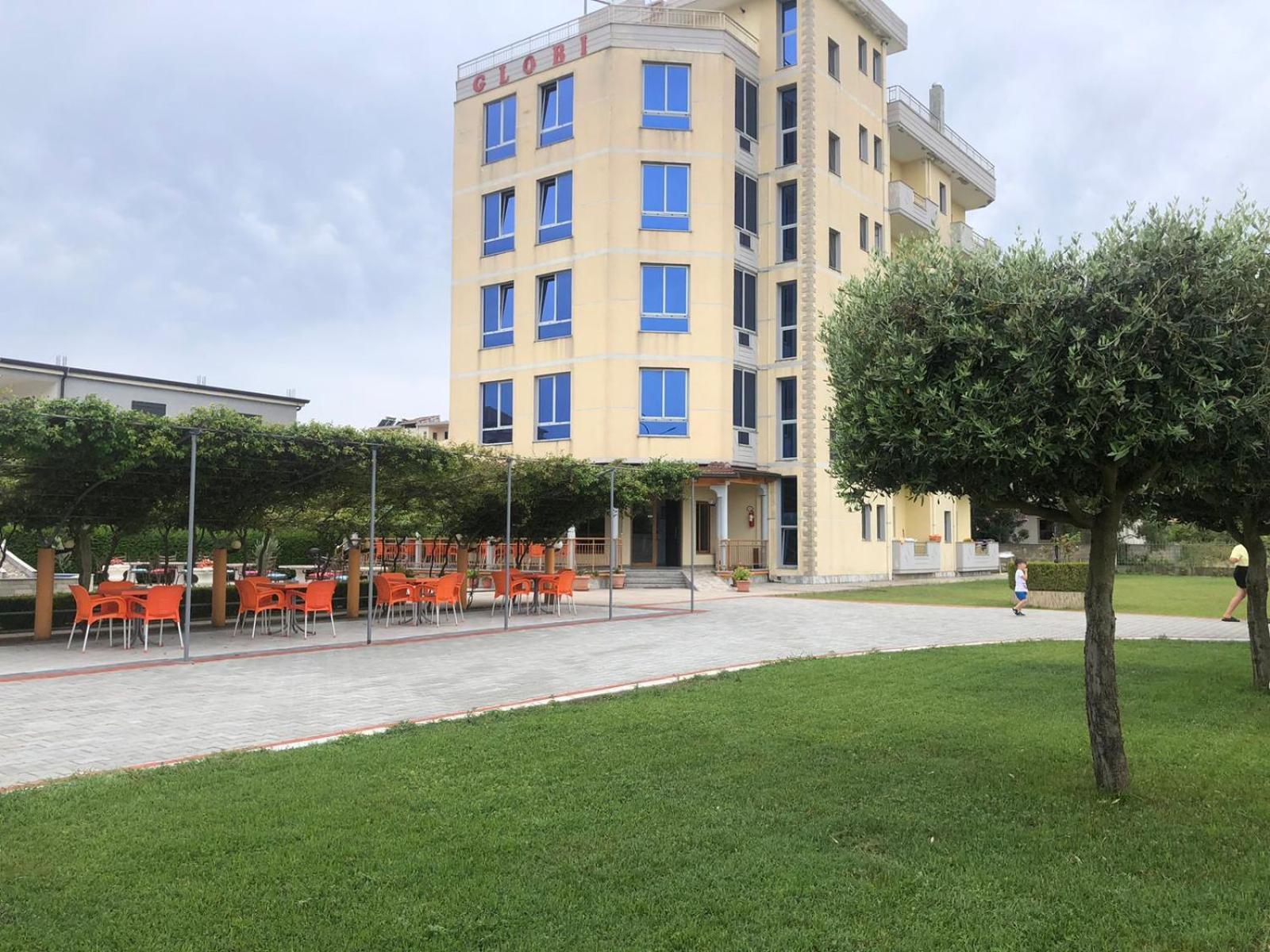 Hotel Restaurant Globi Velipojë Exterior foto